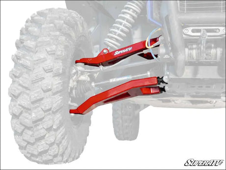 SuperATV Honda Talon 1000X 1.5‰? Forward Offset Boxed A-Arms - Super Duty 300M / Red