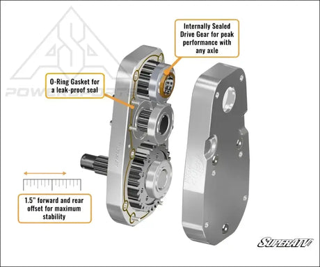 SuperATV Honda Talon 1000X 8’’ Portal Gear Lift - Portals