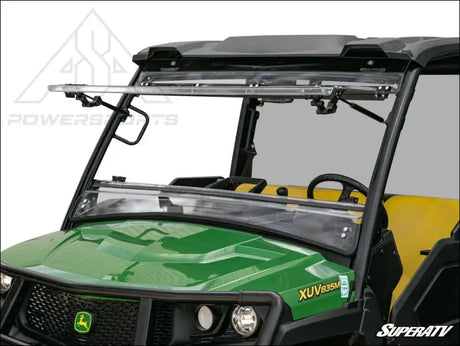 SuperATV John Deere Gator XUV 835 Scratch-Resistant Flip Windshield