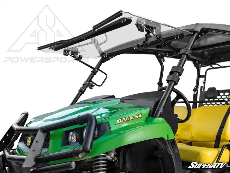 SuperATV John Deere Gator XUV560 Scratch-Resistant Flip Windshield