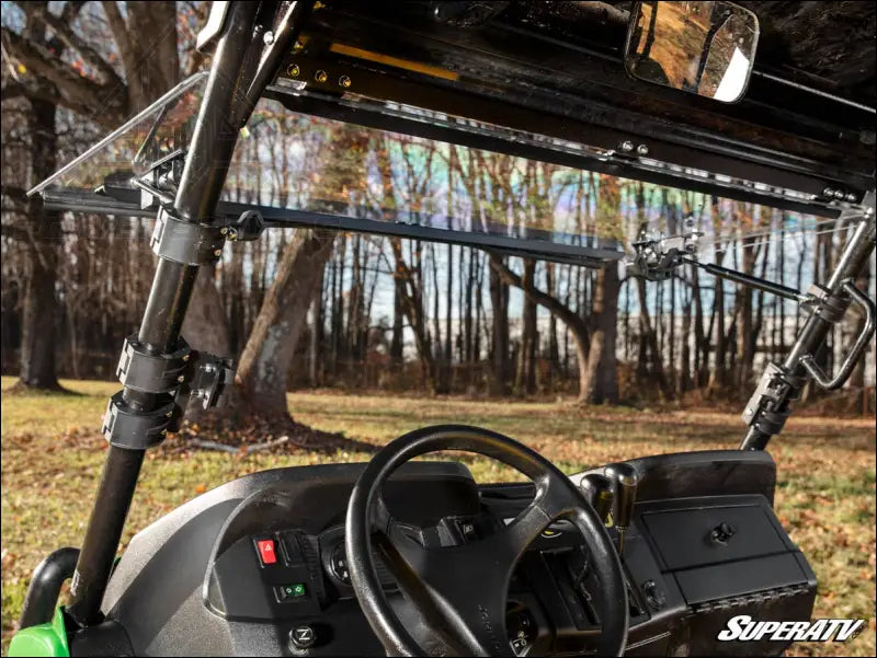 SuperATV John Deere Gator XUV590 Scratch-Resistant Flip Windshield