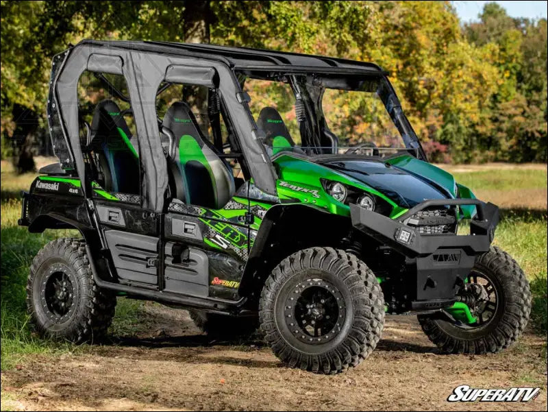 SuperATV Kawasaki Teryx 4 Primal Soft Cab Enclosure Upper Doors - Enclosures