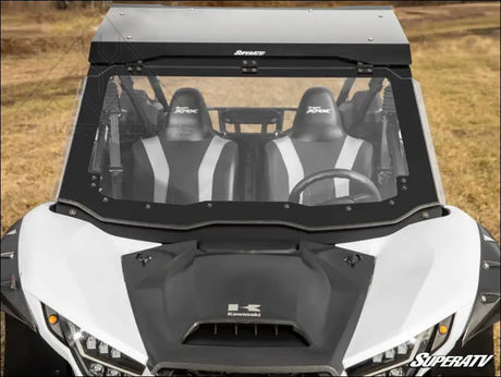 SuperATV Kawasaki Teryx KRX 1000 Maxdrive Power Flip Windshield