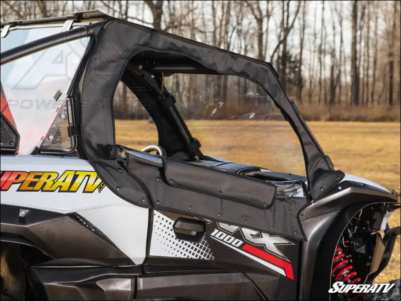SuperATV Kawasaki Teryx KRX 1000 Primal Soft Cab Enclosure Upper Doors - Enclosures