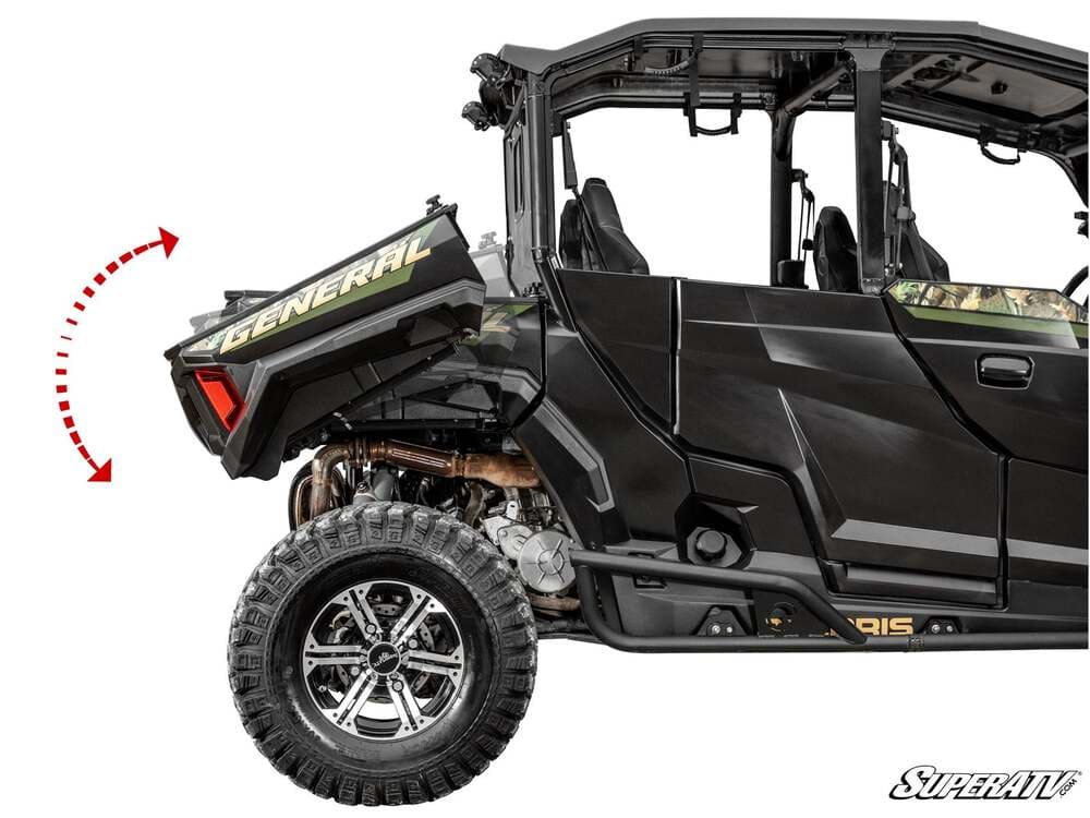 SuperATV Polaris General XP 1000 Electric Dump Bed Kit