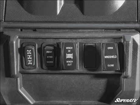 SuperATV Polaris Ranger 1000 Maxdrive Power Flip Windshield