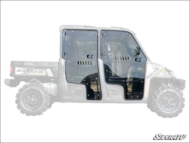 SuperATV Polaris Ranger Cab Enclosure Doors - 4 Door / Vented