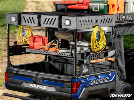 SuperATV Polaris Ranger XP 1000 Outfitter Bed Rack - Cargo Management
