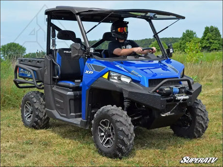SuperATV Polaris Ranger XP 1000 Scratch Resistant Flip Windshield