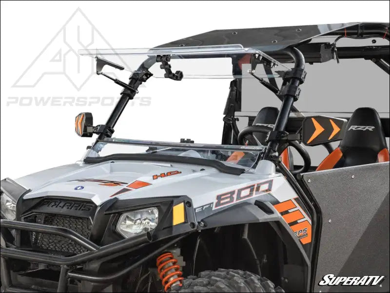 SuperATV Polaris RZR 570/800/900 Scratch Resistant Flip Windshield