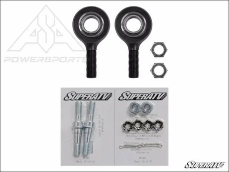SuperATV Polaris RZR 900 Heavy-Duty Tie Rod End Replacement Kit - Rods