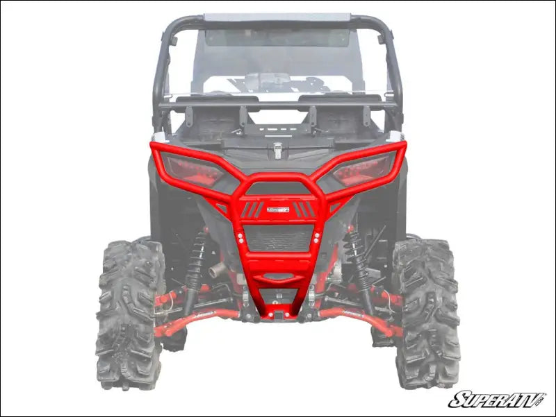 SuperATV Polaris RZR 900 Rear Bumper - Red - Bumpers