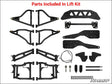 SuperATV Polaris RZR 900/RZR S 900 High Clearance Conversion Kit - 1.5 Offset - Long Travel