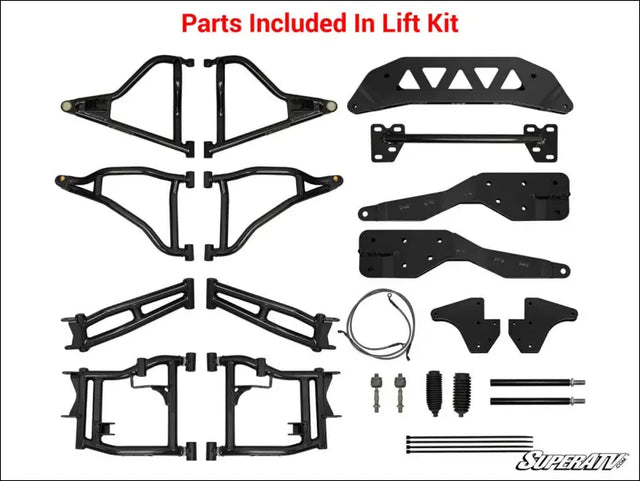 SuperATV Polaris RZR 900/RZR S 900 High Clearance Conversion Kit - 1.5 Offset - Long Travel