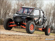 SuperATV Polaris RZR PRO R 4 Primal Soft Cab Enclosure Upper Doors - Yes: Standard Polycarbonate - Dark Tint