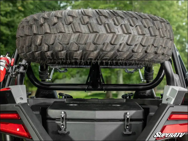 SuperATV Polaris RZR Pro R Spare Tire Carrier - Bumpers