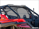 SuperATV Polaris RZR Pro XP Rear Windshield - 4 Seater / Standard Polycarbonate - Dark Tint