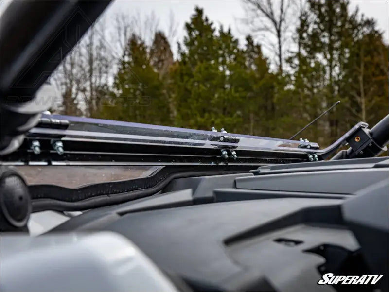SuperATV Polaris RZR Pro XP Scratch Resistant Flip Down Windshield
