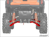 SuperATV Polaris RZR S 1000 High Clearance 1.5’’ Rear Offset A-Arms - Red