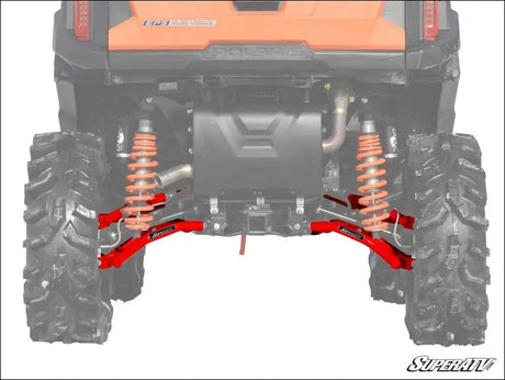 SuperATV Polaris RZR S 1000 High Clearance 1.5’’ Rear Offset A-Arms - Red