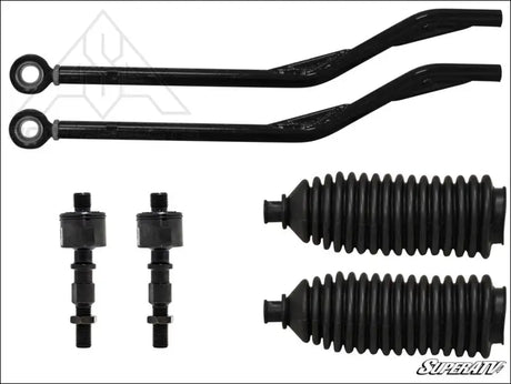 SuperATV Polaris RZR S 900 Z-bend Tie Rod Kit - Replacement For Lift Kits - Rods