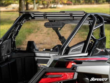 SuperATV Polaris RZR Turbo R Rear Vented Windshield