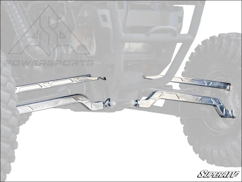 SuperATV Polaris RZR Turbo S High Clearance Billet Aluminum Radius Arms - Rods