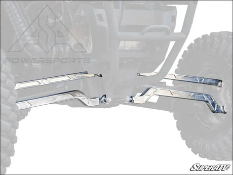 SuperATV Polaris RZR Turbo S High Clearance Billet Aluminum Radius Arms - Rods
