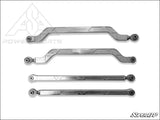 SuperATV Polaris RZR Turbo S High Clearance Billet Aluminum Radius Arms - Rods