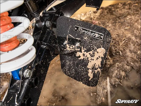 SuperATV Polaris RZR Turbo S Mud Flaps - Machine Protection