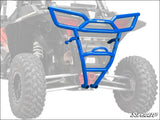 SuperATV Polaris RZR XP 1000 Rear Bumper With Receiver Hitch - 2017-2023 (with 18mm socket) / Black / Voodoo Blue