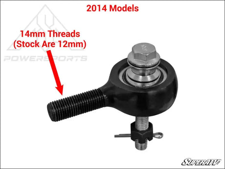 SuperATV Polaris RZR XP 1000 Z-Bend Tie Rod Kit - Rods