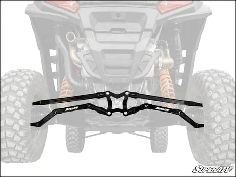 SuperATV Polaris RZR XP High Clearance Boxed Radius Arms - Black - Rods
