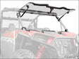 SuperATV Polaris RZR XP Scratch-Resistant Flip Windshield - Scratch Resistant Polycarbonate - Clear