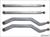 SuperATV Polaris RZR XP Turbo High Clearance Billet Aluminum Radius Arms - Rods