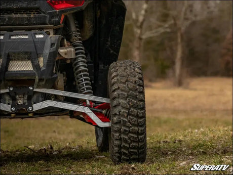 SuperATV Polaris RZR XP Turbo High Clearance Billet Aluminum Radius Arms - Rods