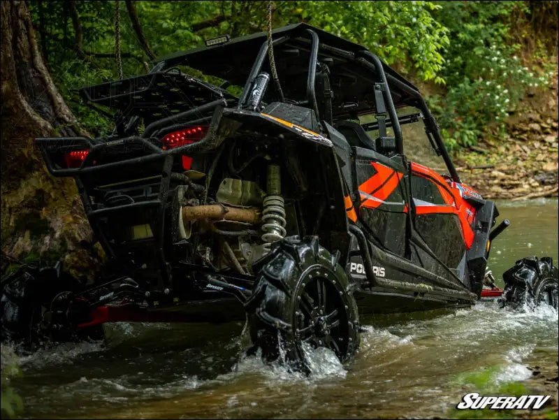 SuperATV Polaris RZR XP Turbo High Clearance Boxed Radius Arms - Rods