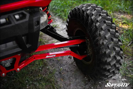 SuperATV Polaris RZR XP Turbo S Rear Trailing Arms - Black