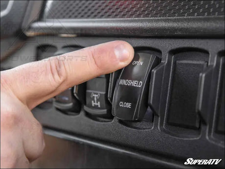 SuperATV Polaris RZR XP1000 Maxdrive Power Flip Windshield