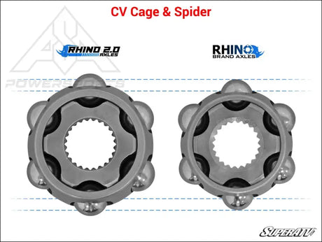 SuperATV Rhino 2.0 Can-Am Commander Heavy Duty Axles