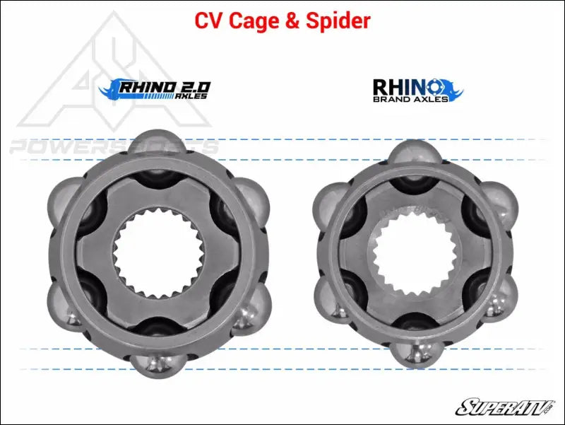 SuperATV Rhino 2.0 Polaris RZR 900 Heavy Duty Axles