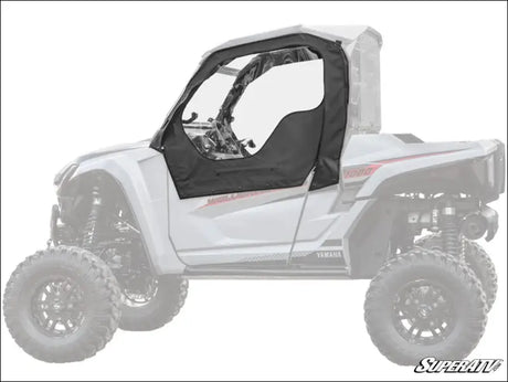 SuperATV Yamaha Wolverine RMAX 1000 Primal Soft Cab Enclosure Upper Doors - 2 / Yes: Scratch Resistant Polycarbonate