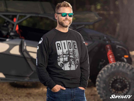 SuperATV Black Ride Sweatshirt