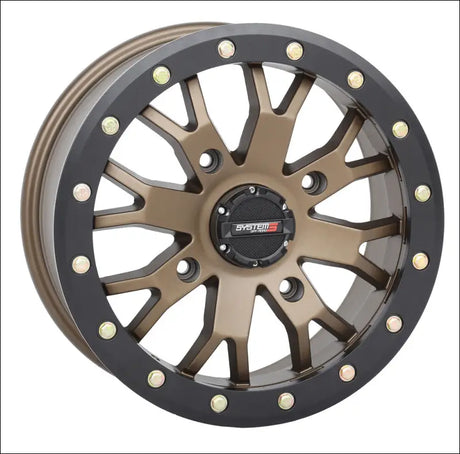 System 3 SB-4 Beadlock Wheel Bronze - 15x7 / 4 + 3 / 4x137 - Wheels
