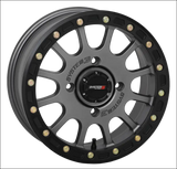 System 3 SB-5 Beadlock Wheel Matte Gunmetal - 15x10 / 5 + 5 / 4x156 - Wheels