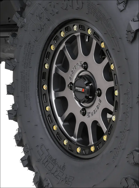 System 3 SB-5 Beadlock Wheel Matte Gunmetal - Wheels