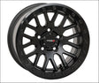 System 3 SB-9 Beadlock Wheel - Matte Black With Gloss Ring - 15x9 / 4x137 / 5 + 4( + 10mm) - Wheels