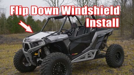 Polaris RZR S 1000 Flip Down Windshield
