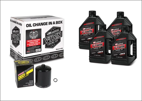 TWIN CAM SYNTHETIC 20W-50 (’99 - CURRENT ENG) - BLACK / QUICK - Oil Change Kit