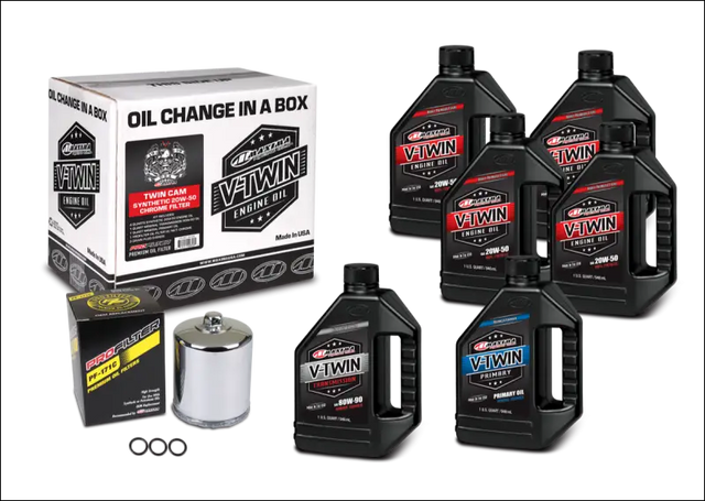 TWIN CAM SYNTHETIC 20W-50 (’99 - CURRENT ENG) - CHROME / FULL - Oil Change Kit